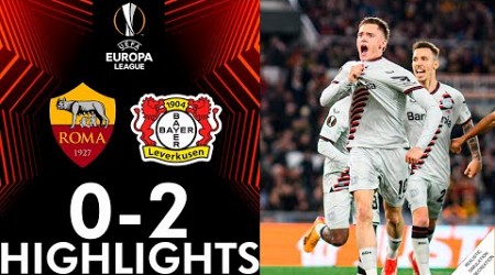 AS Roma vs. Bayer Leverkusen 0-2 Höhepunkte Tore | UEFA Europa League 23/24