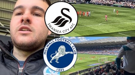 SWANSEA CITY 0-1 MILLWALL | PENALTY MISS BITES US + PLAYERS FIGHT IN SEASON CONCLUSION! | MATCH VLOG