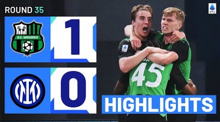 SASSUOLO-INTER 1-0 | HIGHLIGHTS | Sassuolo shock newly-crowned champions! | Serie A 2023/24