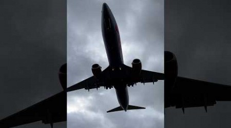 EXTREMELY LOW jet2 737-800 landing at Newcastle