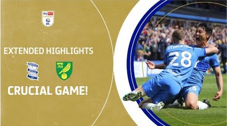 CRUCIAL GAME! | Birmingham City v Norwich City extended highlights