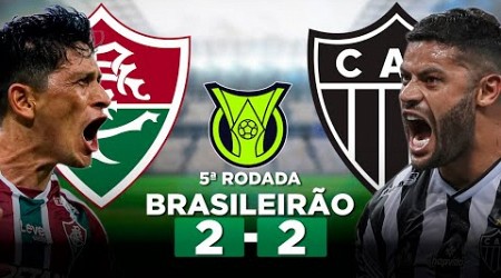 FLUMINENSE 2 x 2 ATLÉTICO-MG Campeonato Brasileiro Série A 2024 5ª Rodada | Narração