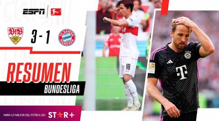 ¡LOS BÁVAROS NO PUDIERON Y CAYERON EN SU VISITA ANTE LOS ROJOS! | Stutgart 3-1 B. Munich | RESUMEN