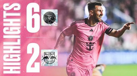 HIGHLIGHTS | Inter Miami 6-2 New York RB | Messi HISTORIC Performance 5 ASSISTS and ONE GOAL | MLS