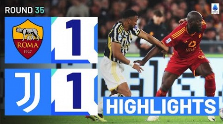 ROMA-JUVENTUS 1-1 | HIGHLIGHTS | The clash of the Olimpico ends in a draw | Serie A 2023/24