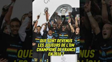 1/2Que sont devenus les joueurs de l’OM champions de France 2010 ? #om #velodrome #benarfa #mandanda