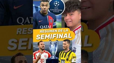 Se terminan las semifinales de Ida de UEFA CHAMPIONS LEAGUE #football #soccer #shorts