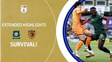 SURVIVAL! | Plymouth Argyle v Hull City extended highlights