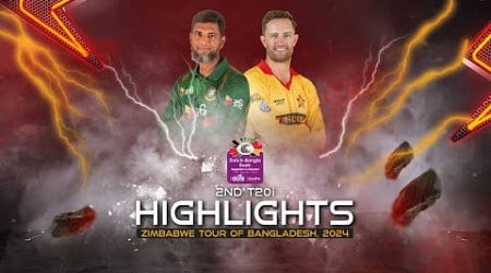 Bangladesh vs Zimbabwe Highlights || 2nd T20i || Zimbabwe tour of Bangladesh 2024