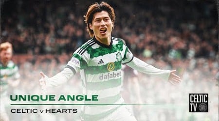 Unique Angle | Celtic 3-0 Hearts | Watch Kyogo&#39;s brilliant double &amp; O&#39;Riley&#39;s top corner pen!