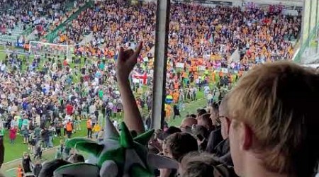 Plymouth Argyle v Hull City, 4th May 2024. Staying up celebrations.