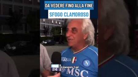 Lo SFOGO di questo TIFOSO dopo Napoli Roma 2-2 è CLAMOROSO