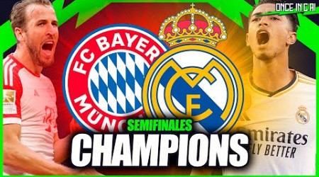 ASÍ FUE EL EMPATE ENTRE BAYERN MUNICH y REAL MADRID en la SEMIFINAL de la CHAMPIONS LEAGUE