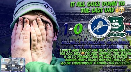 MILLWALL 1-0 PLYMOUTH | IT ALL GOES DOWN TO THE FINAL CHAMPIONSHIP DAY | 2023/24 EPISODE 46