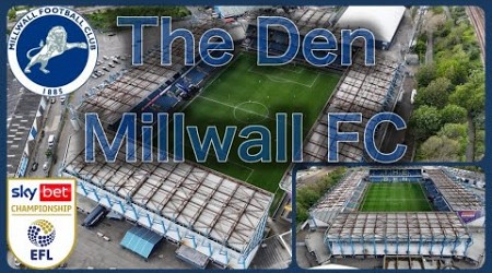 Ep86. The Den, by drone Home of Millwall. In The Championship for the 23/24 season