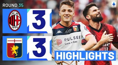 MILAN-GENOA 3-3 | HIGHLIGHTS | Honours shared after San Siro goalfest | Serie A 2023/24