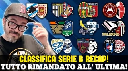 CLASSIFICA SERIE B ⚡RECAP : PARMA 