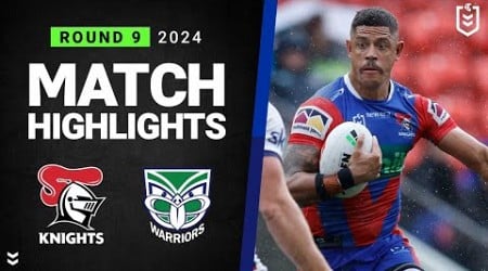 NRL 2024 | Knights v Warriors | Match Highlights