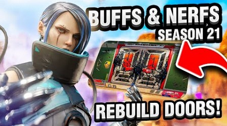 ALL Buffs &amp; Nerfs Apex Legends Season 21 (Wingman Floor Loot, Insane Catalyst Buff, and more)