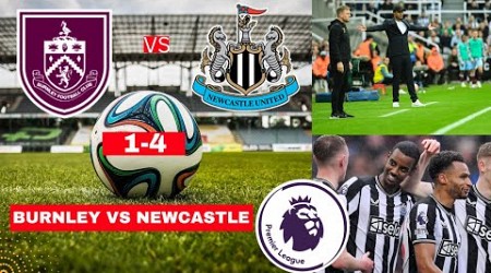 Burnley vs Newcastle 1-4 Live Stream Premier League Football EPL Match Score 2024 Highlights Vivo