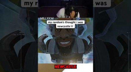 my teammates thought i was newcastle… #funny #apex #apexlegends #shorts
