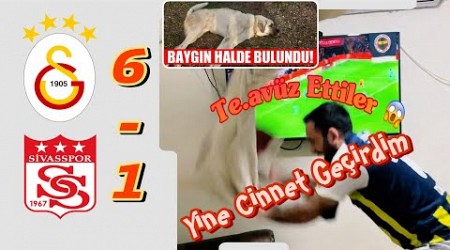 Fanatik Fenerbahçeli Galatasaray Maçı İzlerse ! Tepki Videosu ! (Galatasaray 6-1 Sivasspor) #keşfet
