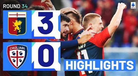 GENOA-CAGLIARI 3-0 | HIGHLIGHTS | The Grifone score three without reply | Serie A 2023/24