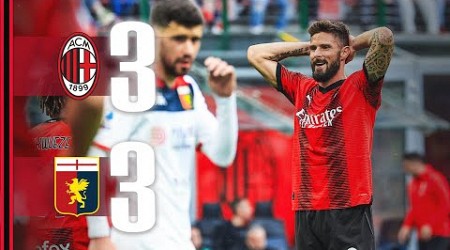 Giroud scores in six-goal thriller | AC Milan 3-3 Genoa | Highlights Serie A