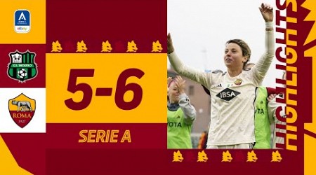 ⚽️☂️ PIOGGIA DI GOL! | SASSUOLO 5-6 ROMA | Highlights Serie A Femminile, 2023-24