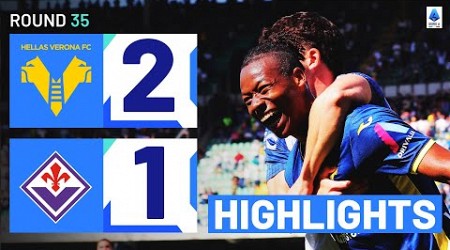 VERONA-FIORENTINA 2-1 | HIGHLIGHTS | Noslin nets winner for Verona! | Serie A 2023/24