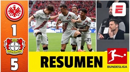 BAYER LEVERKUSEN sigue INVICTO: aplastó al Frankfurt y ya piensa en liquidar a la Roma | Bundesliga