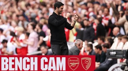 BENCH CAM | Arsenal vs Bournemouth (3-0) | All the goals, reactions, celebrations and more | PL