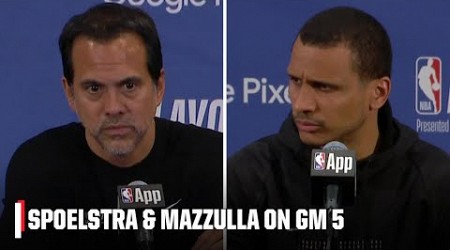 Erik Spoelstra and Joe Mazzulla react to the Celtics eliminating the Heat | NBA on ESPN