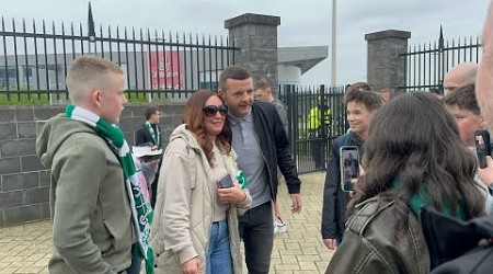 KEVIN BRIDGES ARRIVING BEFORE THE CELTIC V HEARTS GAME !!!