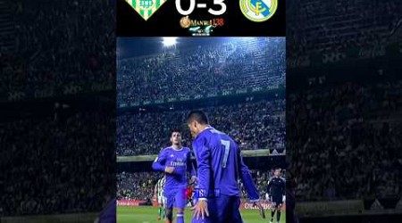 Real Betis vs Real Madrid#youtubeshorts #ronaldo #goat #goals #football #youtube #puas69