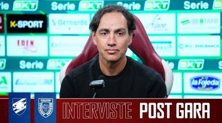 INTERVISTE POST GARA: UC SAMPDORIA vs AC REGGIANA