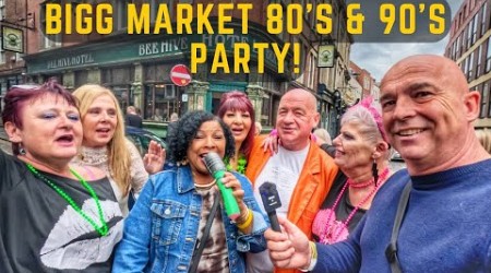 Newcastle’s BIGG MARKET 80’s &amp; 90’s Throwback Party Attracts Thousands!