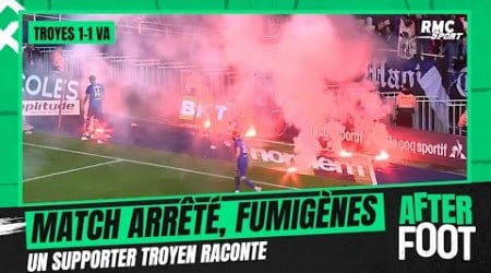 Troyes 1-1 Valenciennes arrêté: Un supporter troyen raconte les jets de fumigènes et le ras-le-bol