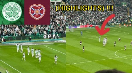 CRAZY ATMOSPHERE !!! CELTIC V HEARTS 3-0 (HIGHLIGHTS)