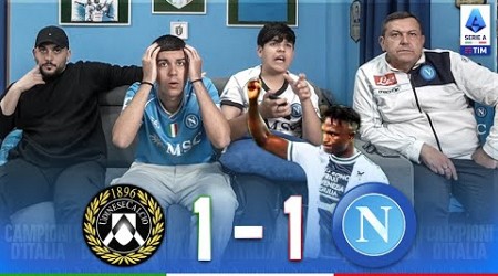 ROVINATI... UDINESE-NAPOLI 1-1 | LIVE REACTION NAPOLETANI