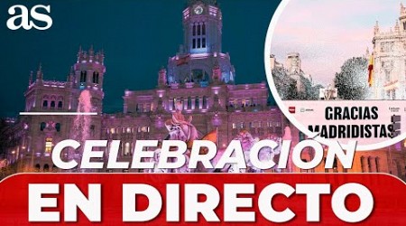 REAL MADRID CAMPEÓN LIGA en VIVO I Fiesta en CIBELES