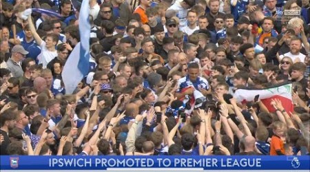 Ipswich Town Fans INSANE CELEBRATIONS after getting Promoted to Premier League !