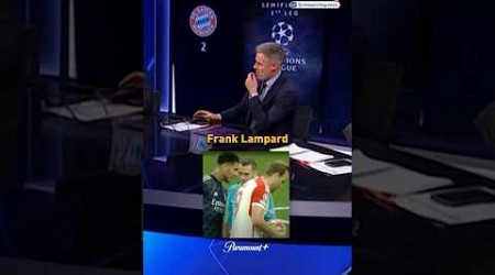 When Carragher tried to rattle Frank Lampard during a penalty 