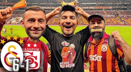 ŞAMPİYONLUK ATMOSFERİ MÜTHİŞ GOLLER EFSANE GÖRÜNTÜLER | Galatasaray 6 - 1 Sivasspor