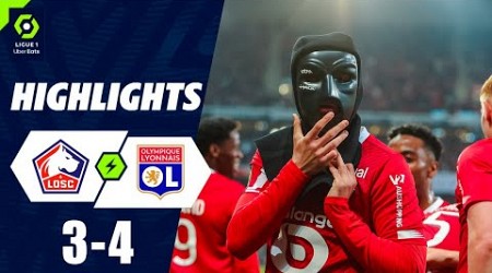 LOSC Lille vs Lyon 3-4 Résumé et Buts | Ligue 1 2023/24