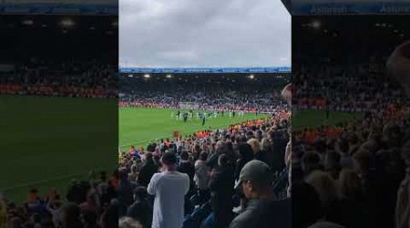 Leeds United fans still singing after losing to Southampton 