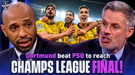 Henry, Carragher &amp; Micah react as Dortmund reach UCL final! 