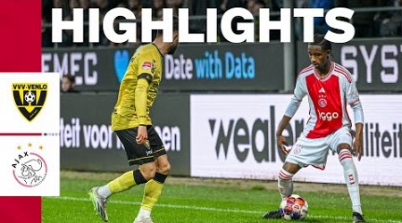 Highlights VVV-Venlo - Jong Ajax | Keuken Kampioen Divisie