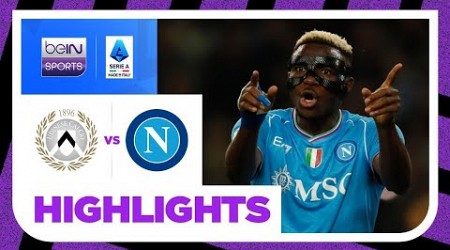 Udinese 1-1 Napoli | Serie A 23/24 Match Highlights