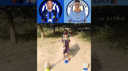 Inter Milan Or Manchester City fans and Lautaro Martinez vs Julian Alvarez #shorts #viral #football